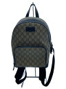 【中古】GUCCI◆リュックサック_GGスプリーム/PVC/BEG【バッグ】