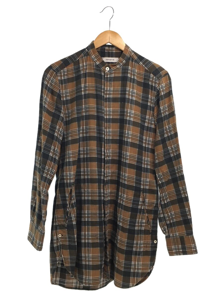 【中古】nonnative◆14AW/DOCTOR LONG SHIRT COTTON NEL CHECK/0/NN-S2613【メンズウェア】