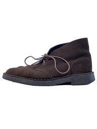 【中古】Clarks◆チャッカブーツ/US7.5/BRW【シューズ】