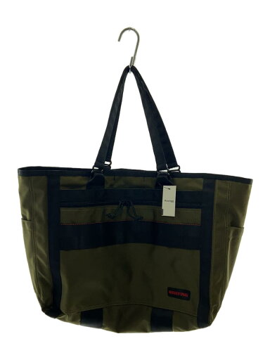 【中古】BRIEFING◆BRIEFING×UA×Begin THE TOTE/トートバッグ/KHK/無地【バッグ】 【中古】BRIEFING◆BRIEFING×UA×Begin THE TOTE/トートバッグ/KHK/無地【バッグ】