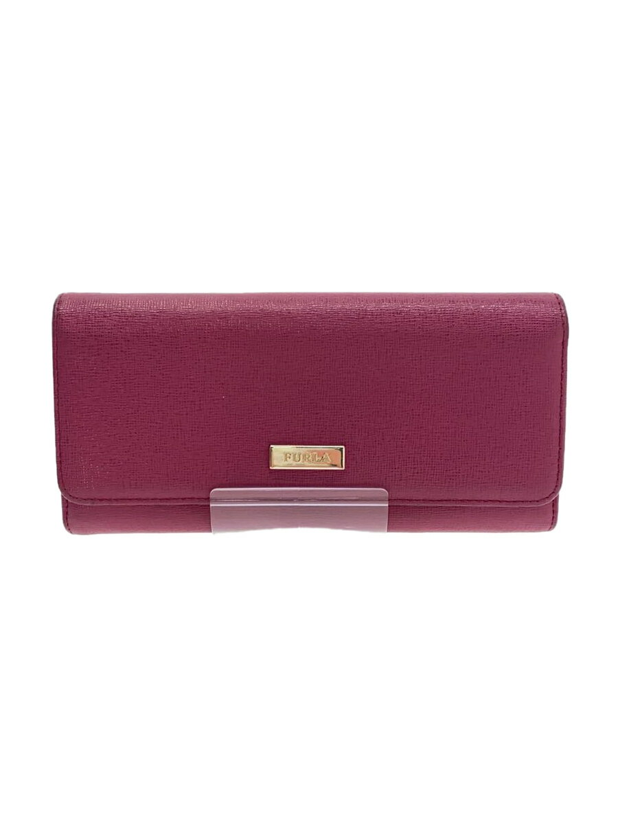 【中古】FURLA◆長財布/--/PNK/レディース【服飾雑貨他】