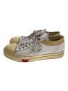 【中古】UNDERCOVER◆初期/PROKEDSタイプ/ローカットスニーカー/L/WHT/レザー【シューズ】