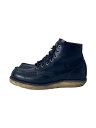 【中古】RED WING◆レースアップブーツ/25cm/BLK/レザー/8179【シューズ】