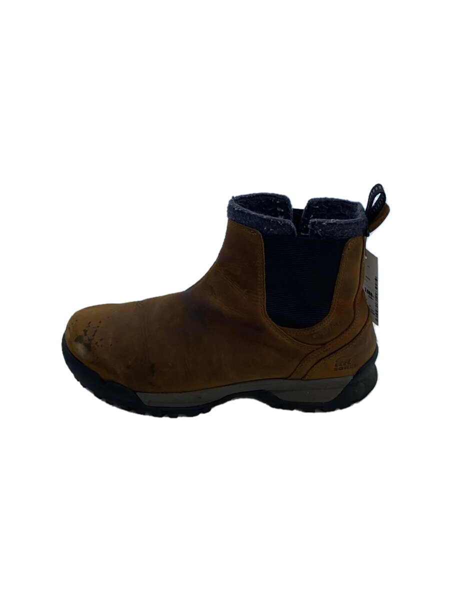【中古】SOREL◆サイドゴアブーツ/26cm/BRW/レザー/NM2196-286/使用感有【シューズ】