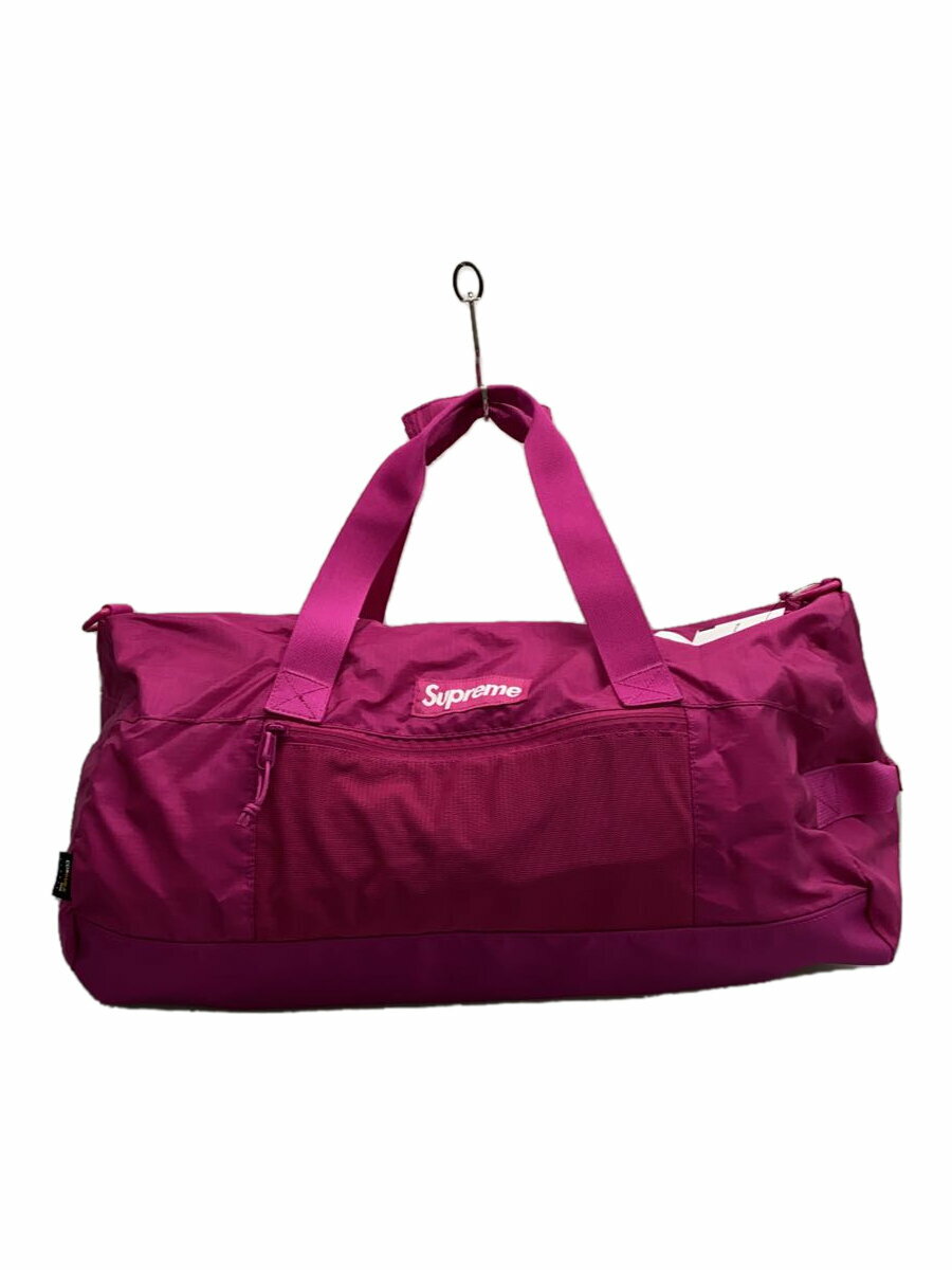 【中古】Supreme◆17ss/Duffle BAG/ボストンバッグ/ナイロン/PNK【バッグ】