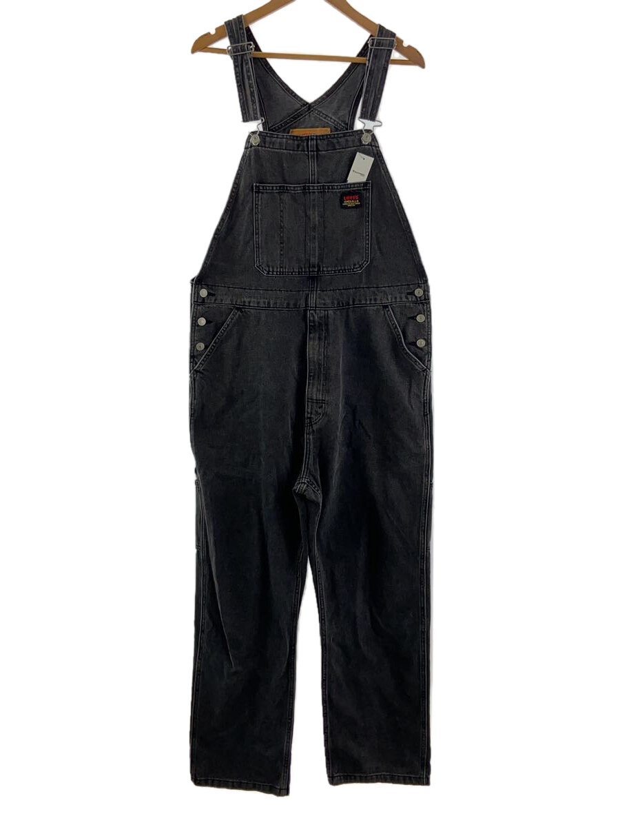 【中古】Levi’s◆オーバーオール/L/コットン/BLK/無地/pc9-79107-0006【メンズウェア】