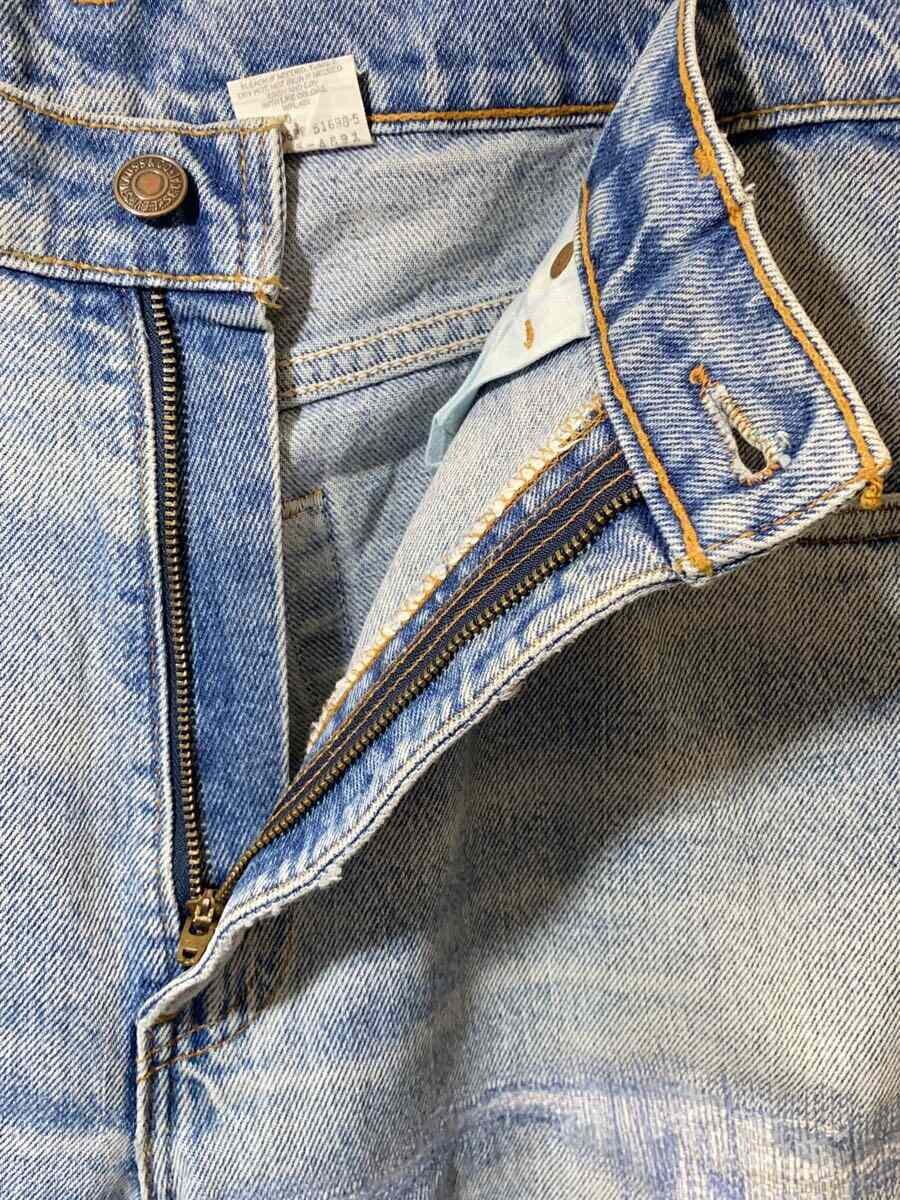【中古】Levi’s◆ストレートパンツ/34/デニム/IDG/505-4891/98s/505(USA)【メンズウェア】