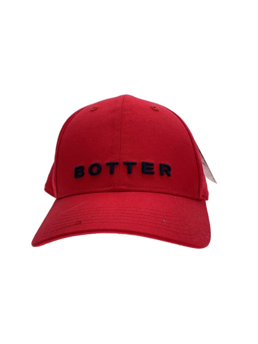 BOTTER◆キャップ/FREE/コットン/RED/メンズ/4S-9003A001//