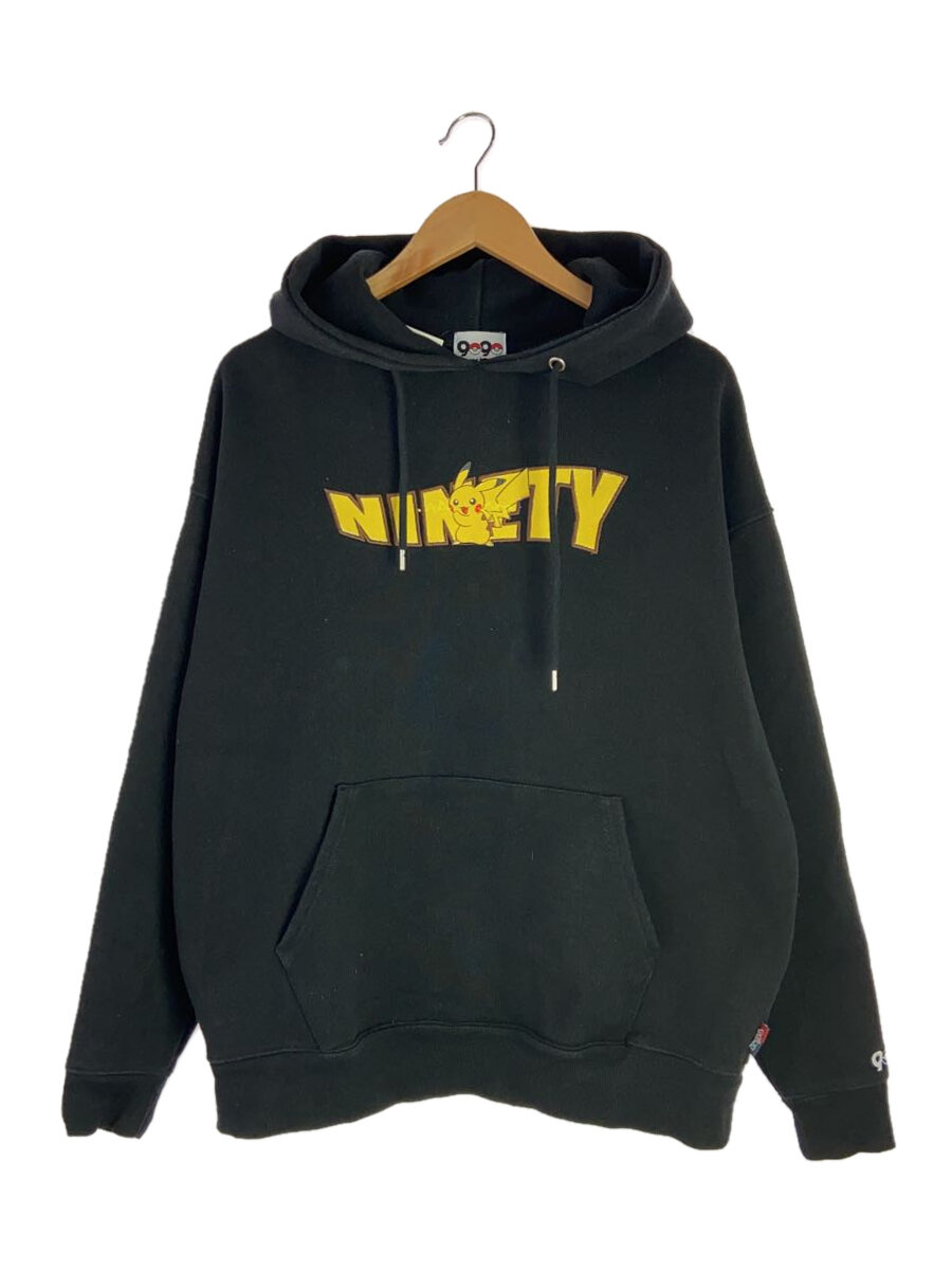 【中古】9090◆POKEMON・ピカチュウパーカー/M/コット