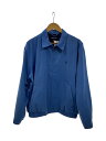【中古】POLO GOLF◆ジャケット/L/ポリエステル/BLU/無地【メンズウェア】