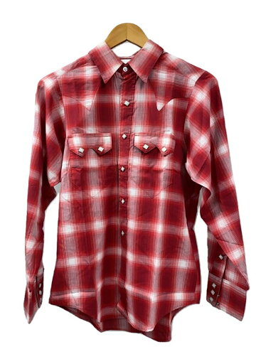 【中古】ROCK MOUNT◆長袖シャツ/--/--/RED/チェック【メンズウェア】 【中古】ROCK MOUNT◆長袖シャツ/--/--/RED/チェック【メンズウェア】