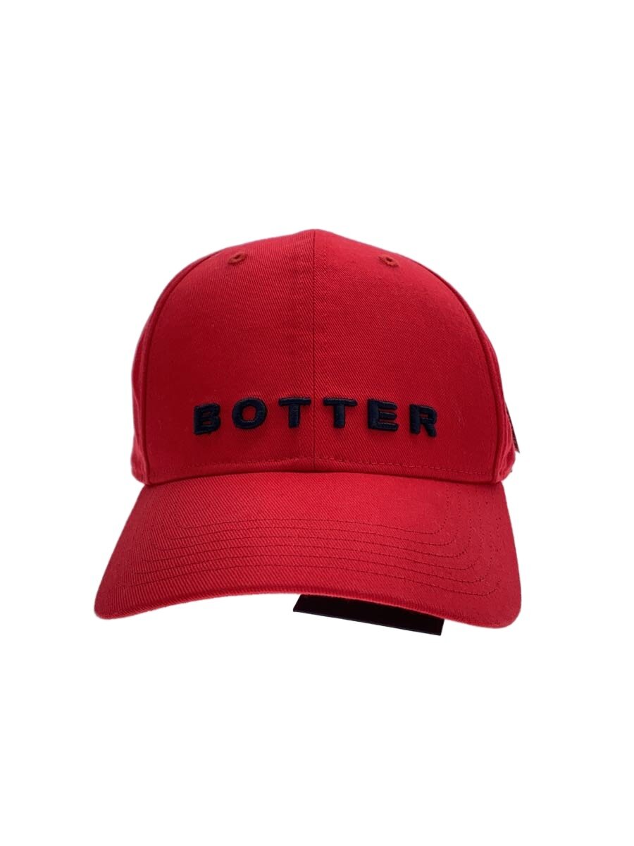 BOTTER◆キャップ/FREE/コットン/RED/メンズ/4S-9003A001