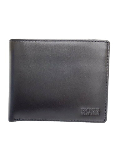【中古】BOSS◆2つ折り財布/レザー/BLK/無地/メンズ【服飾雑貨他】 【中古】BOSS◆2つ折り財布/レザー/BLK/無地/メンズ【服飾雑貨他】