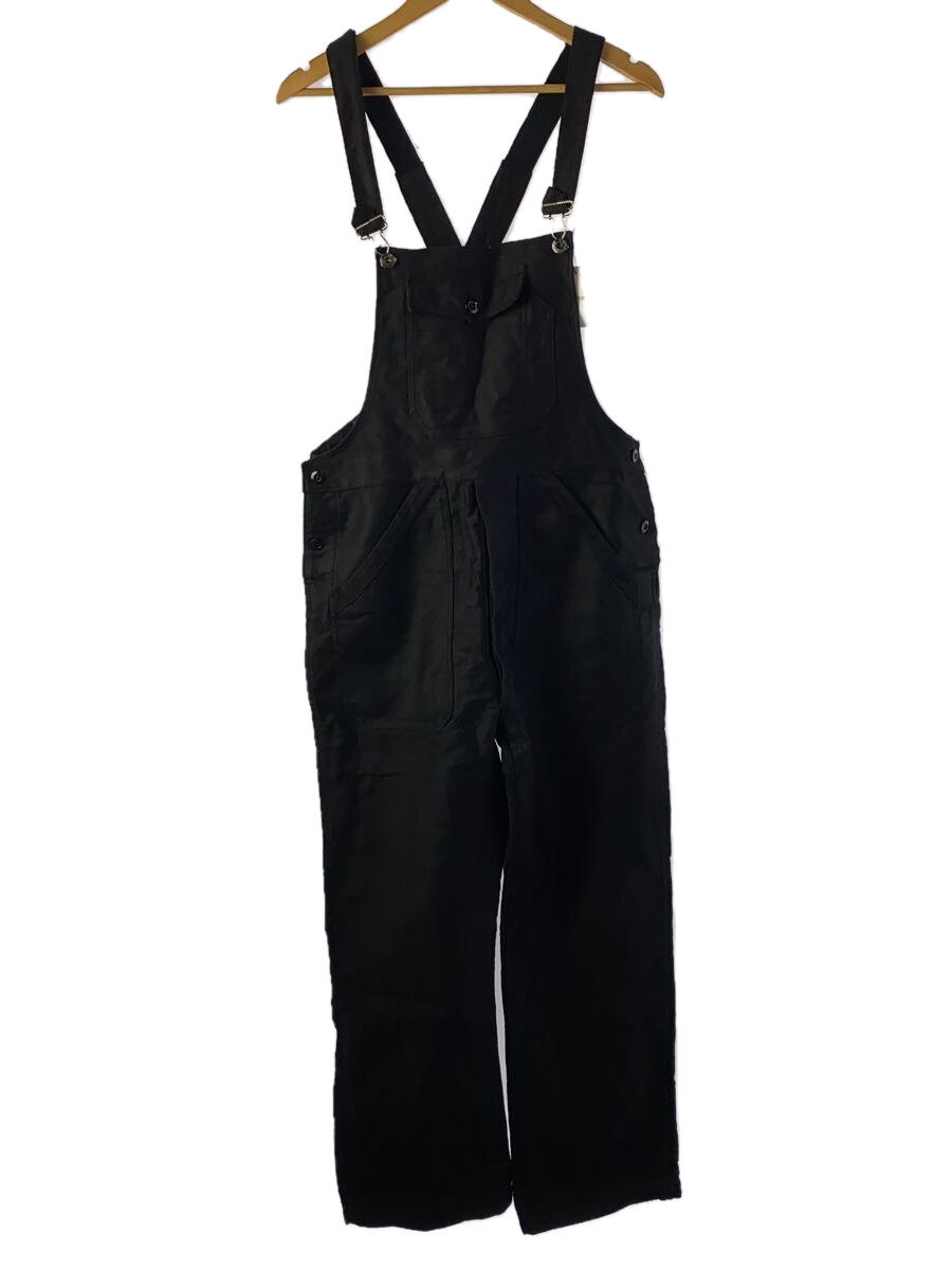 【中古】EURO VINTAGE◆40-50s/French Vintage/Le Favori/ブラックモールスキン/オーバーオール/コットン【メンズウェア】