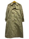 【中古】Aquascutum◆トレンチコート/コットン/BEG/イングランド製【メンズウェア】