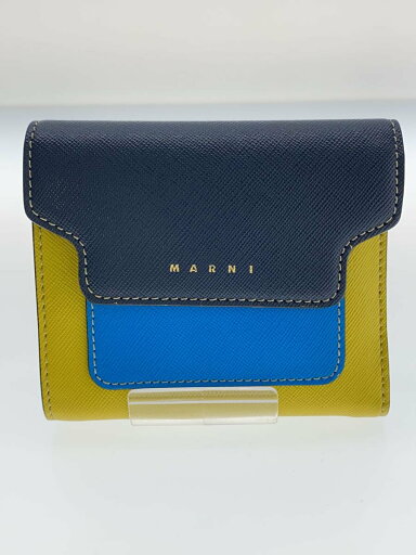 【中古】MARNI◆3つ折り財布/牛革/マルチカラー/レディース【服飾雑貨他】 【中古】MARNI◆3つ折り財布/牛革/マルチカラー/レディース【服飾雑貨他】