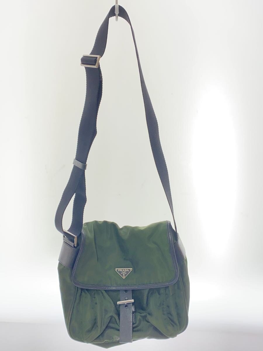 Other - 【中古】PRADA◆ショルダーバッグ/ナイロン/KHK【バッグ】