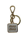 【中古】MIU MIU◆キーホルダー/--/GLD/レディース/5PS066 2F4A【服飾雑貨他】