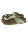 【中古】Papillio BIRKENSTOCK◆サンダル/39/WHT//【シューズ】