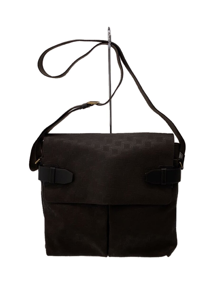 DUNHILL - 【中古】dunhill◆ショルダーバッグ/--/ブラウン【バッグ】
