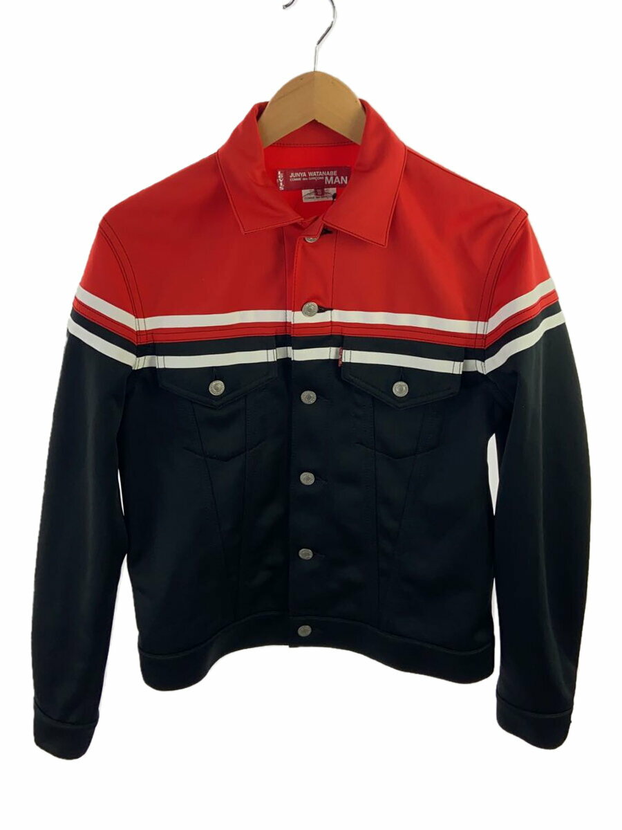 【中古】JUNYA WATANABE COMME des GARCONS MAN◆ジャケット/SS/ポリエステル/BLK/WS-J201【メンズウェア】