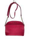 【中古】MICHAEL KORS◆マイケルコース/ショルダーバッグ/レザー/ピンク/桃/35H7SY3C2L【バッグ】