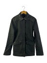 【中古】PRADA◆ジャケット/38/コットン/BLK/無地/GFB032【メンズウェア】