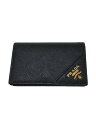 【中古】PRADA◆SAFFIANO/サフィアーノ/カードケース/牛革/BLK/メンズ/NERO1 2MC122【服飾雑貨他】
