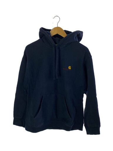 【中古】Carhartt◆パーカー/M/コットン/NVY/無地/HOODED AMERICAN SCRIPT SWEAT/裏起毛【メンズウェア】 【中古】Carhartt◆パーカー/M/コットン/NVY/無地/HOODED AMERICAN SCRIPT SWEAT/裏起毛【メンズウェア】