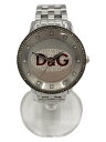 【中古】D&G◆クォーツ腕時計/アナログ/ステンレス/SLV/SLV【服飾雑貨他】