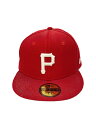 【中古】NEW ERA◆NEW ERA ニューエラ/キャップ/7 1/4/RED/無地/メンズ【服飾雑貨他】