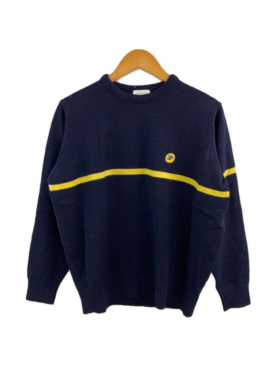 【中古】ARMOR LUX◆ニット・セーター(厚手)/--/ウール/NVY/ポストマンニット【メンズウェア】
