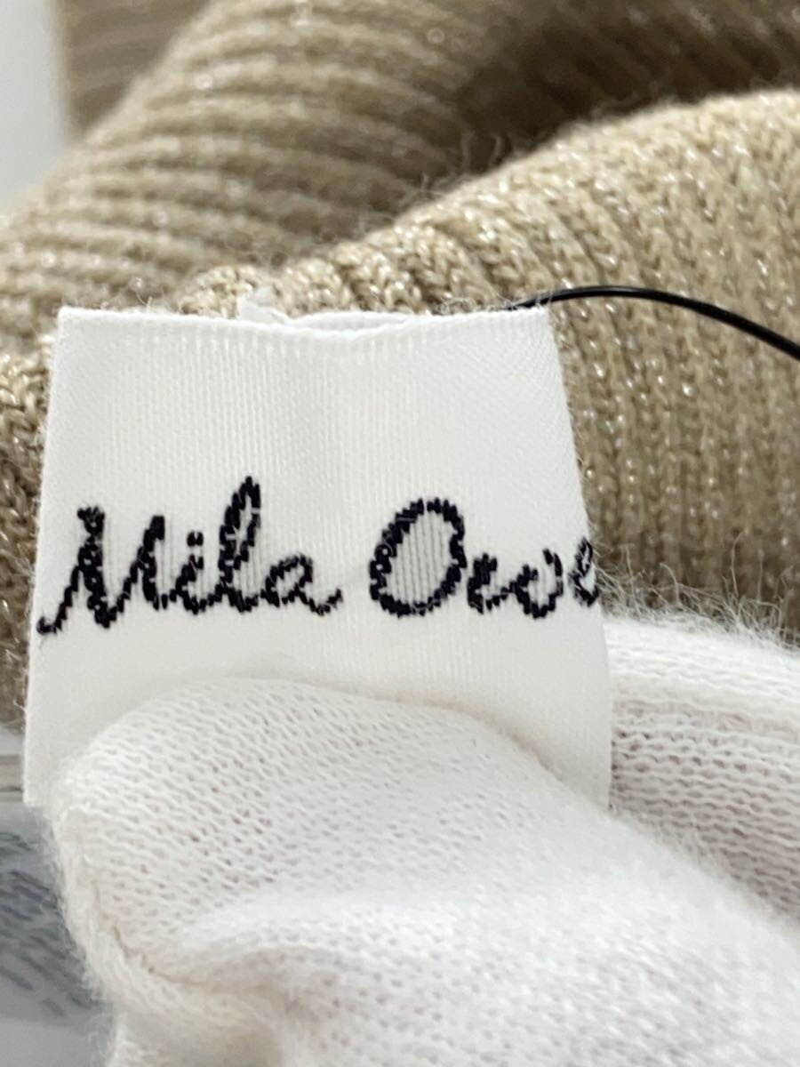 【中古】Mila Owen◆24AW/オフショルダーロングニットリブ/ラメ/長袖ワンピース/0/アクリル/BEG/09WN02450【レディースウェア】 jumblestore-37945795 2nd STREET 楽天市場店 サンプル画像3
