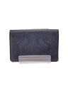 【中古】ANNA SUI◆カードケース/レザー/BLK/無地/メンズ//【服飾雑貨他】