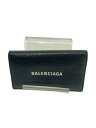 BALENCIAGA◆キーケース/レザー/BLK/メンズ/640537・1090・R・555583