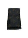 【中古】LOUIS VUITTON◆エテュイ・シガレット_モノグラム・キャンバス_BRW/--/BRW/モノグラム/メンズ【服飾雑貨他】