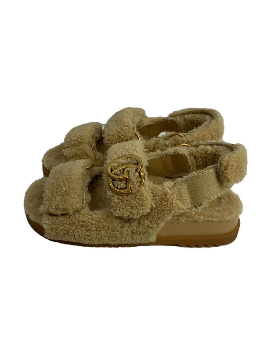 【中古】GUCCI◆サンダル/35/BEG【シューズ】