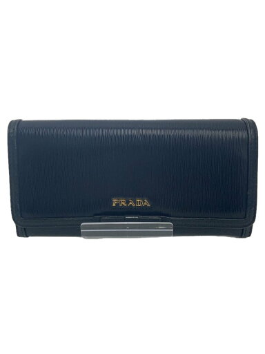 【中古】PRADA◆パスケース付き/長財布/レザー/BLK/レディース/1MH132【服飾雑貨他】 【中古】PRADA◆パスケース付き/長財布/レザー/BLK/レディース/1MH132【服飾雑貨他】
