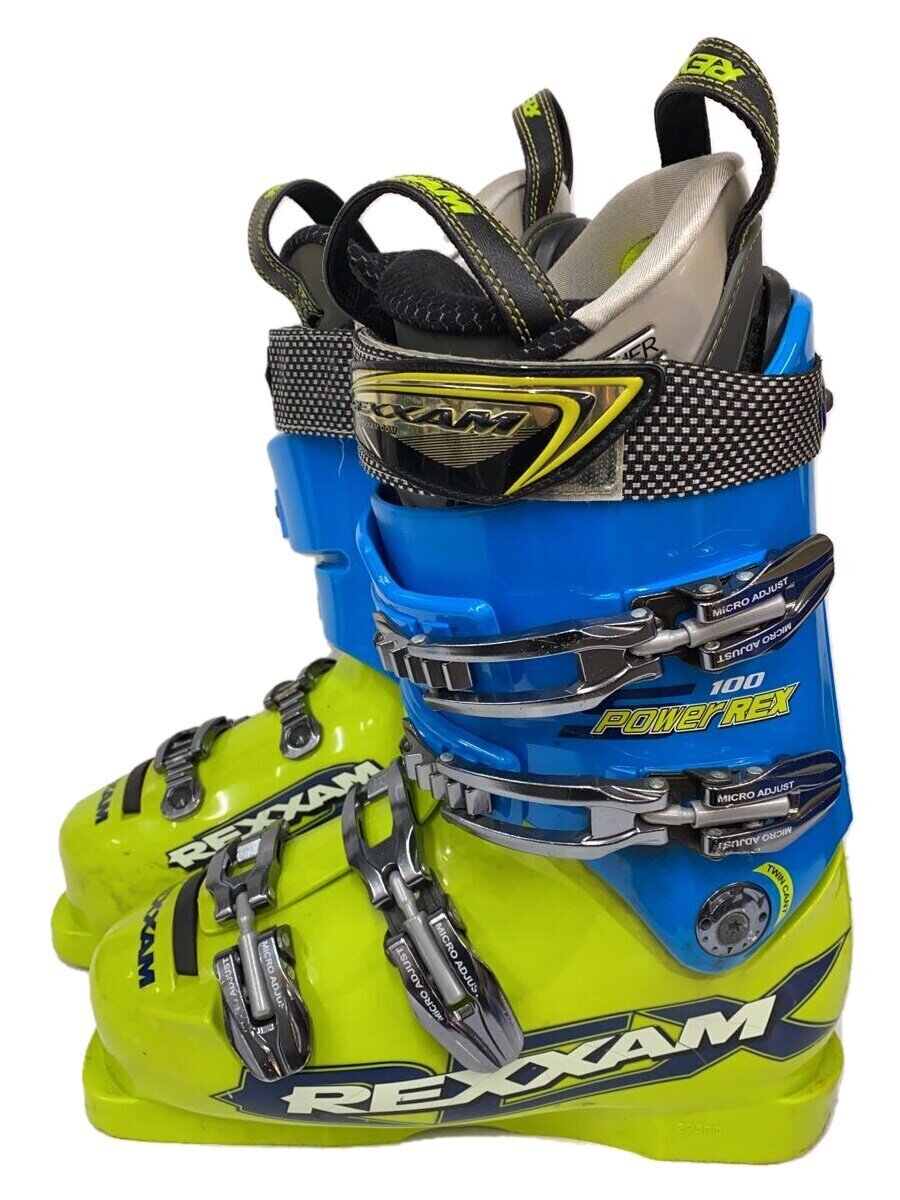 【中古】REXXAM◆Power REX 100/スキーブーツ/25cm/BLU【スポーツ】