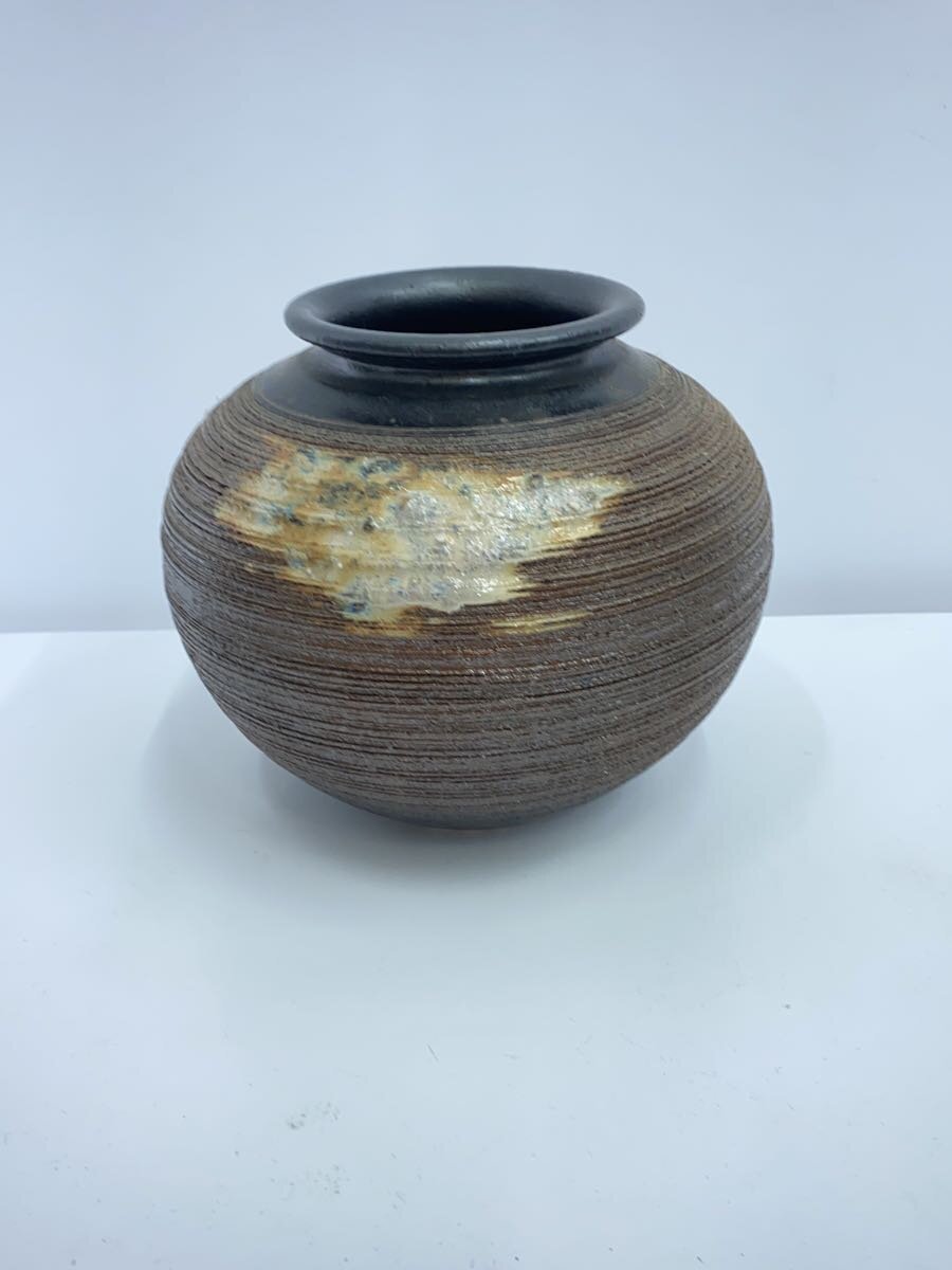 【中古】信楽焼き◆壷・花瓶/BRW【インテリア小物・日用雑貨】