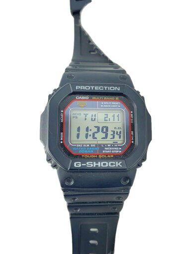 【中古】CASIO◆ソーラー腕時計・G-SHOCK/デジタル/ラバー/BLK/BLK//【服飾雑貨他】 【中古】CASIO◆ソーラー腕時計・G-SHOCK/デジタル/ラバー/BLK/BLK//【服飾雑貨他】