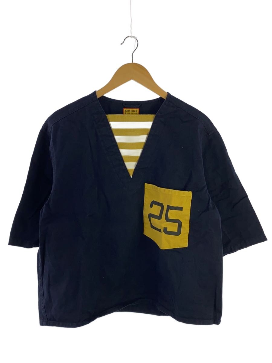 【中古】HUMAN MADE◆Pullover Shirt/トップス/M/コットン/BLK/無地/HM29SH009【メンズウェア】