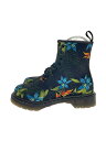 【中古】Dr.Martens◆ブーツ/UK4/マルチカラー/キャンバス【シューズ】(4)