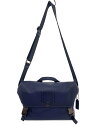 【中古】COACH◆ショルダーバッグ_オールレザー/レザー/BLU【バッグ】