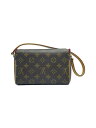 【中古】LOUIS VUITTON◆レシタル_モノグラム・キャンバス_BRW/PVC/BRW【バッグ】