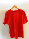 【中古】Salvatore Ferragamo◆Tシャツ/XL/コットン/RED【メンズウェア】