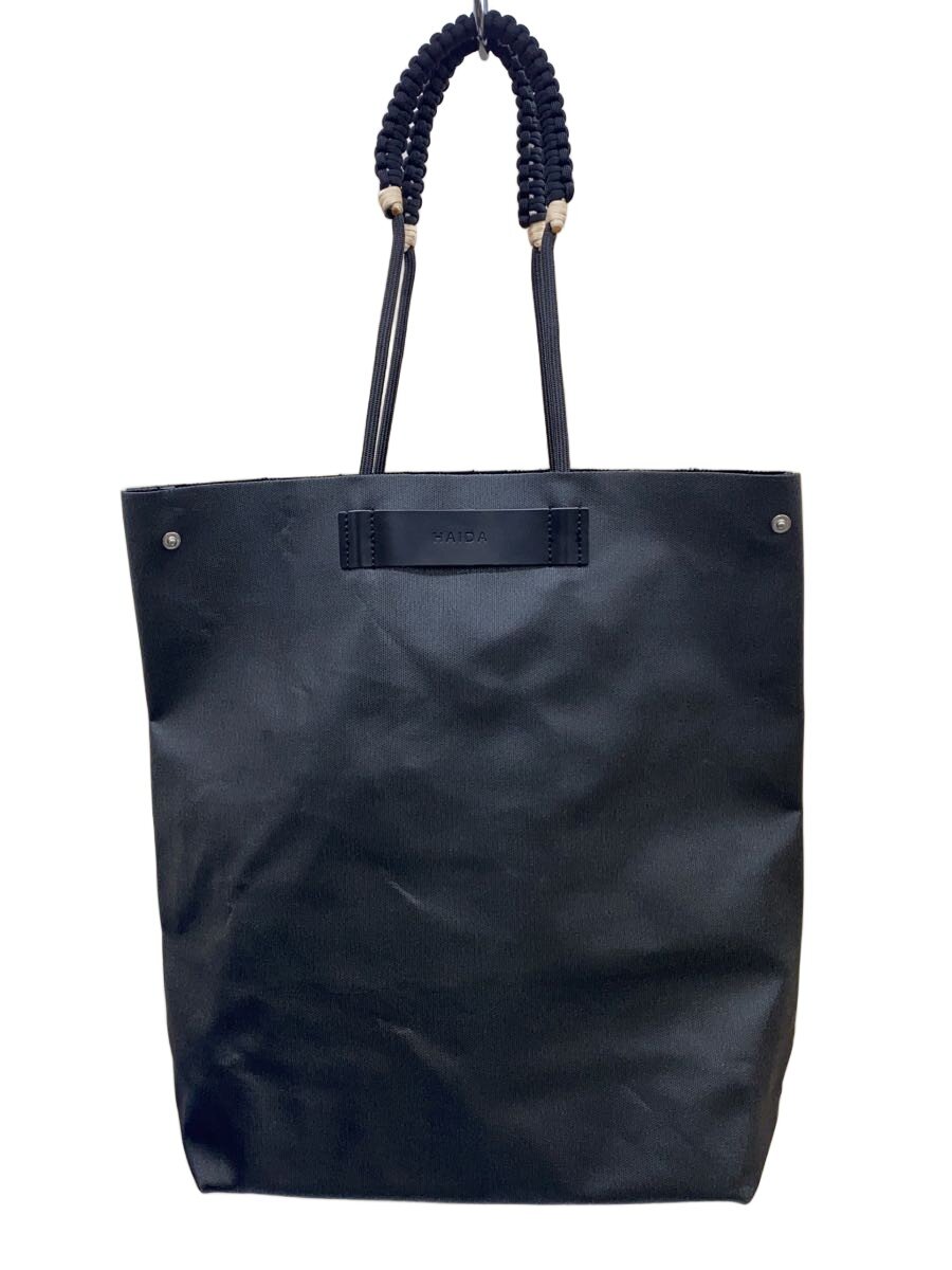 HAIDA/PARAFIN CANVAS COLLECTION/L/トートバッグ/--/BLK/無地