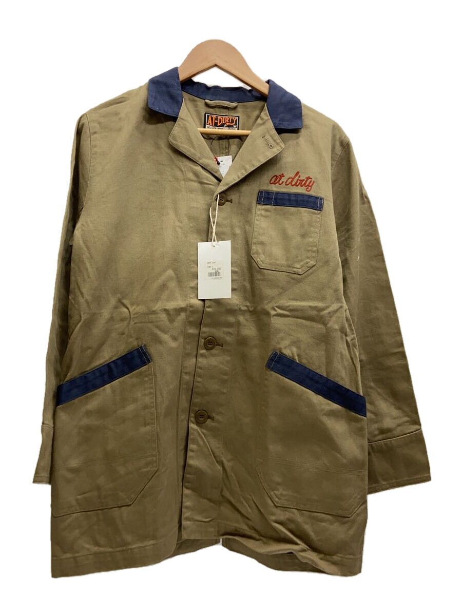 AT-DIRTY◆SHOP COAT/ショップコート/ジャケット/S/コットン/CML/115-000092-000