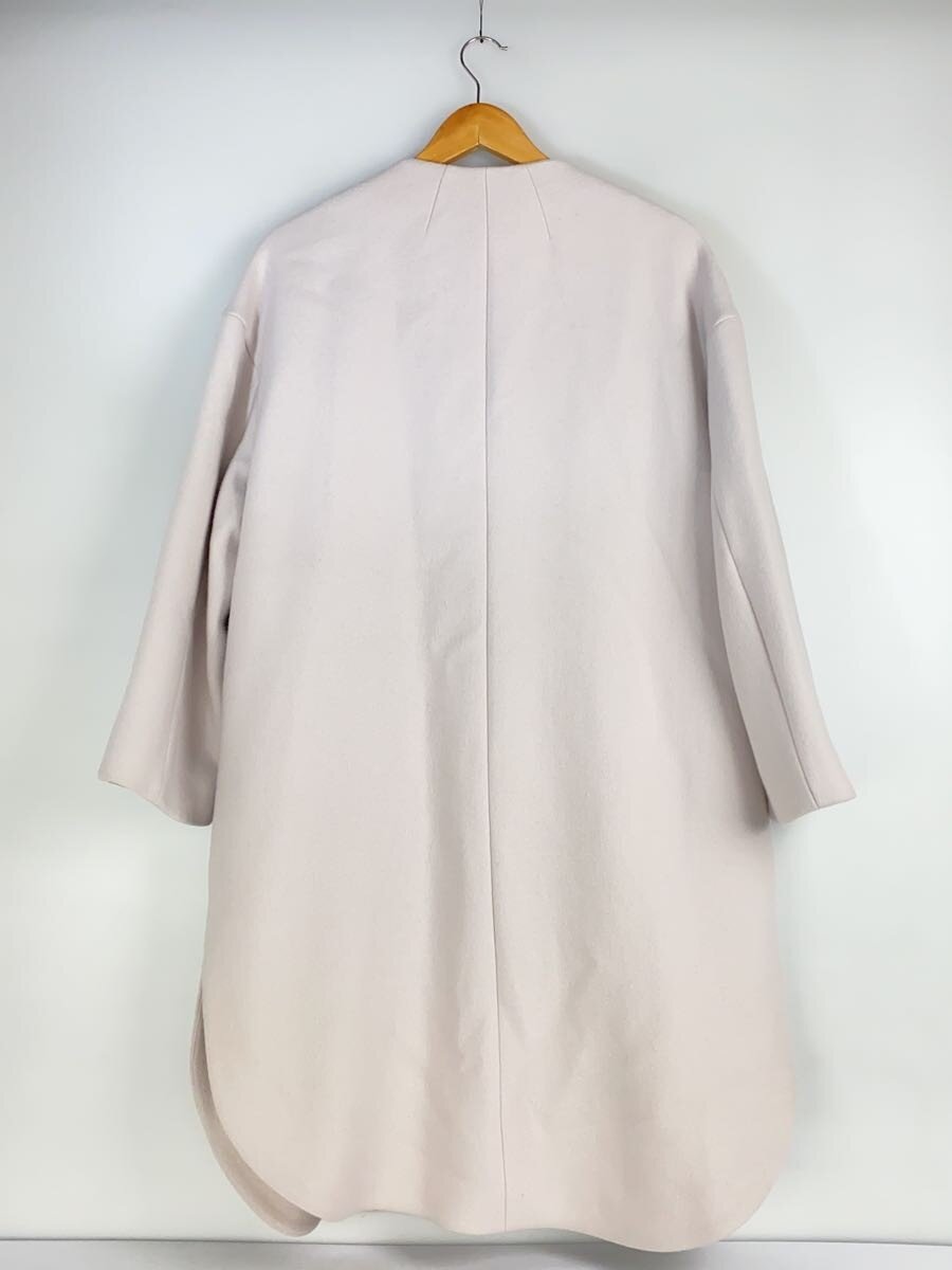 【中古】Mila Owen◆シャツカーブノーカラーコート/0/ウール/アイボリー/無地/09WFC204004【レディースウェア】 jumblestore-38302882 2nd STREET 楽天市場店 サンプル画像2