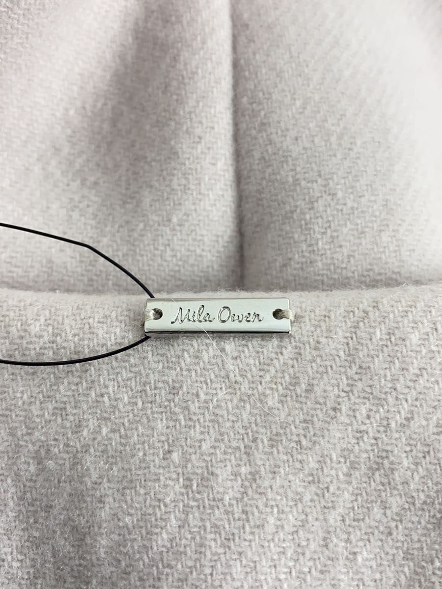 【中古】Mila Owen◆シャツカーブノーカラーコート/0/ウール/アイボリー/無地/09WFC204004【レディースウェア】 jumblestore-38302882 2nd STREET 楽天市場店 サンプル画像3
